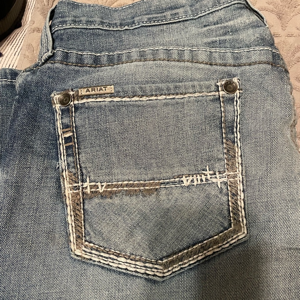 Ariat Mens M2 Relaxed Boot Blue Jeans 34x32